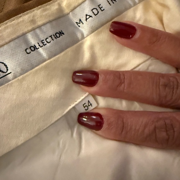 Sergio Valentino Men's Tan Double-Breasted Suit - Picture 7 of 16